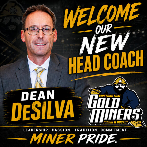 New Coach – Kirkland Lake Gold Miners