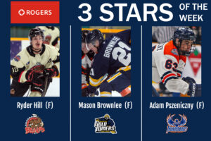 NOJHL names its Rogers 3 Stars of the Week